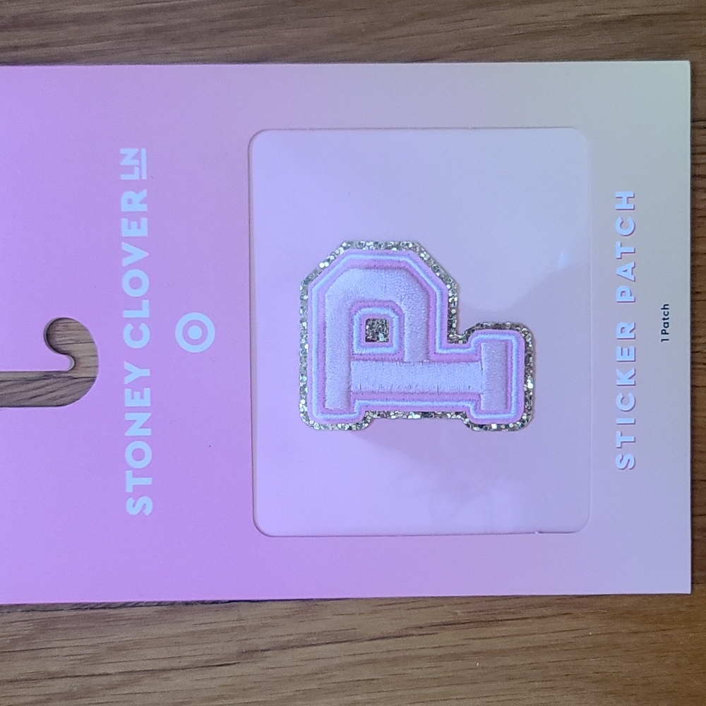 Stoney Clover Lane x Target Letter Sticker Patch 'P' Glitter Limited Edition NEW